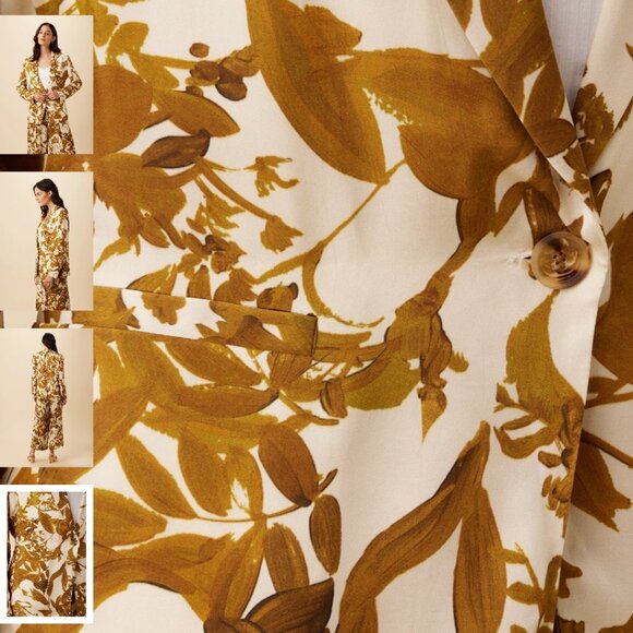 Amour Vert Tobie Blazer Pasadena Gold - Picture 5 of 8